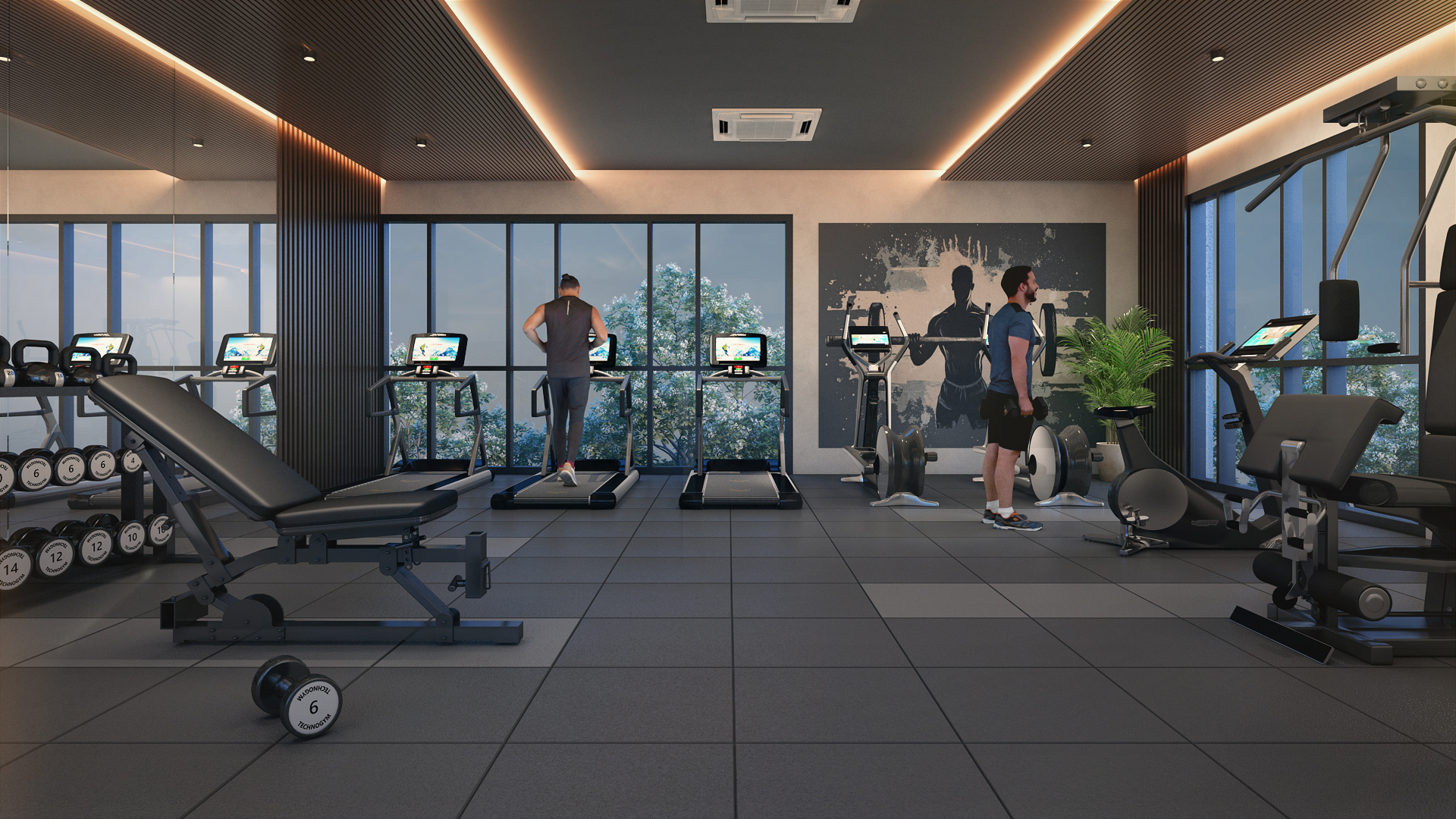 Gym at Blue Leaf Haven